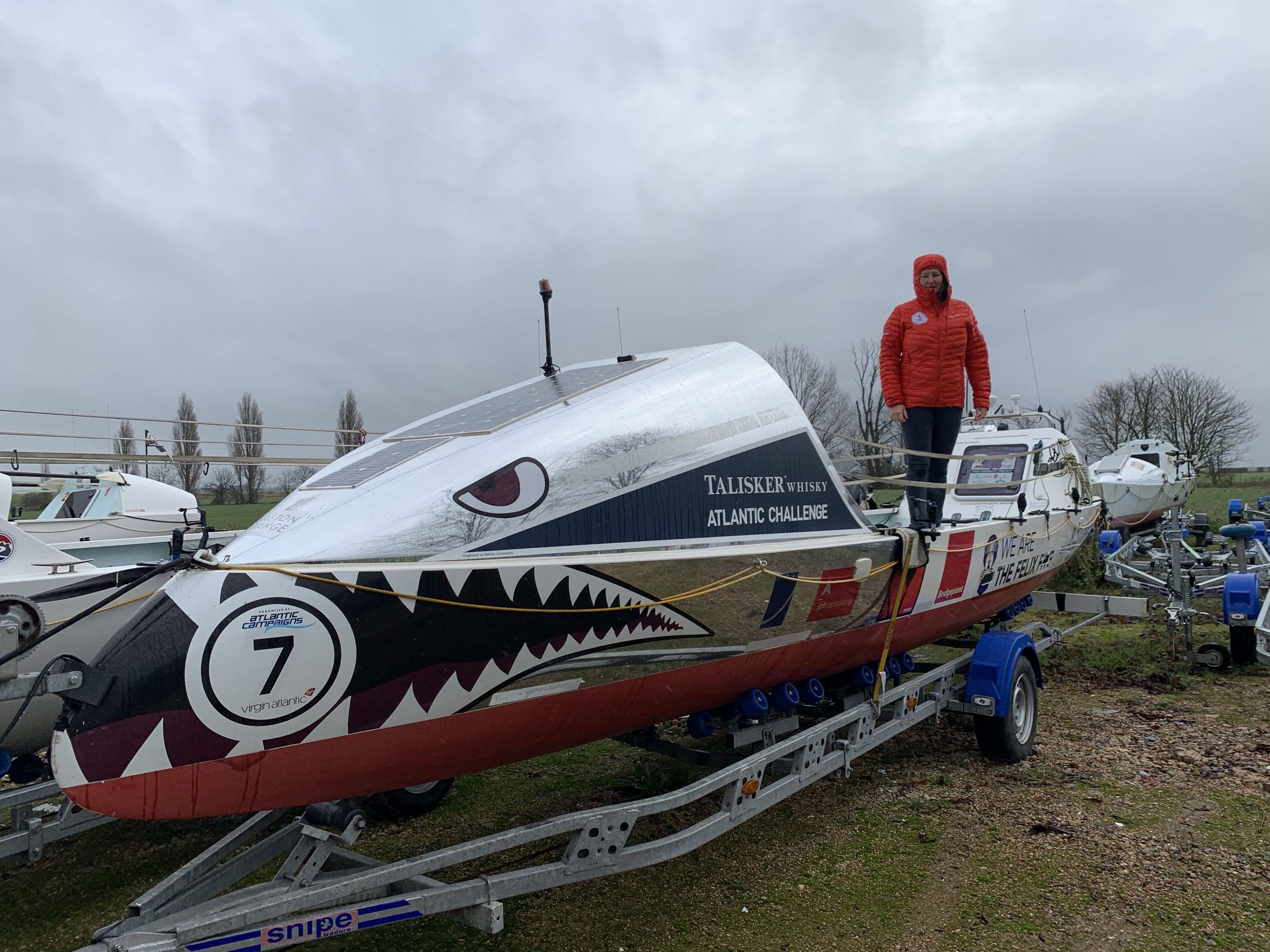 Rowing across the Atlantic